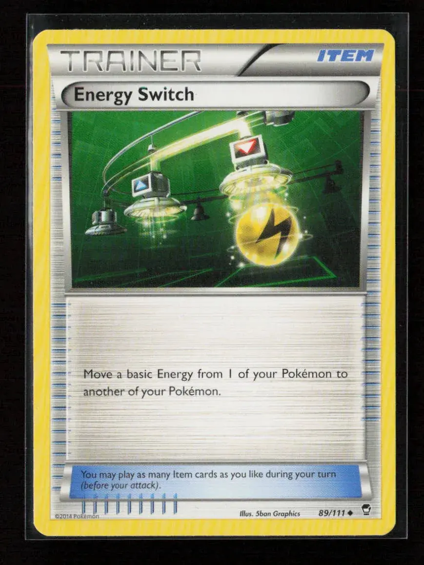 Energy Switch Uncommon Xy - Furious Fists 89/111 Lp 1