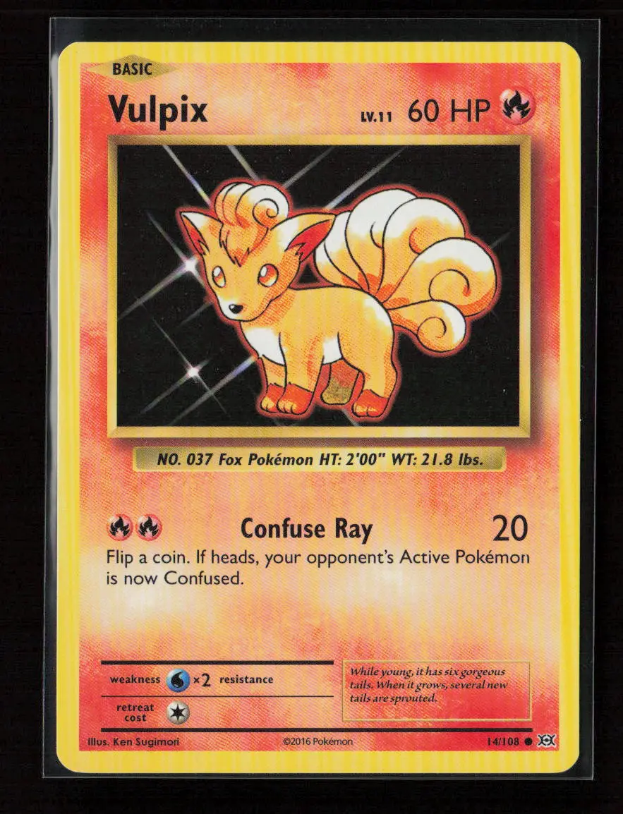 Vulpix Common Xy - Evolutions 14/108 Lp 1