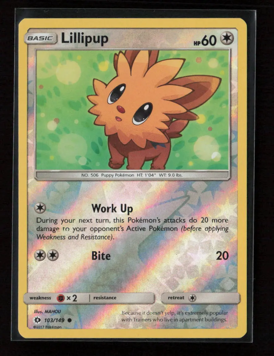 Lillipup Common Sm Base Set 103/149 Nm 1