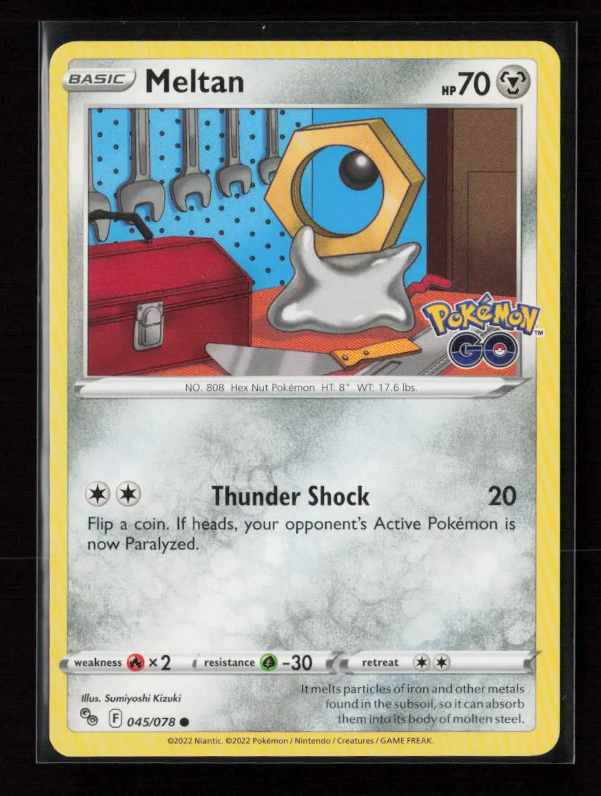 Meltan Common Pokemon Go 045/078 Nm 1