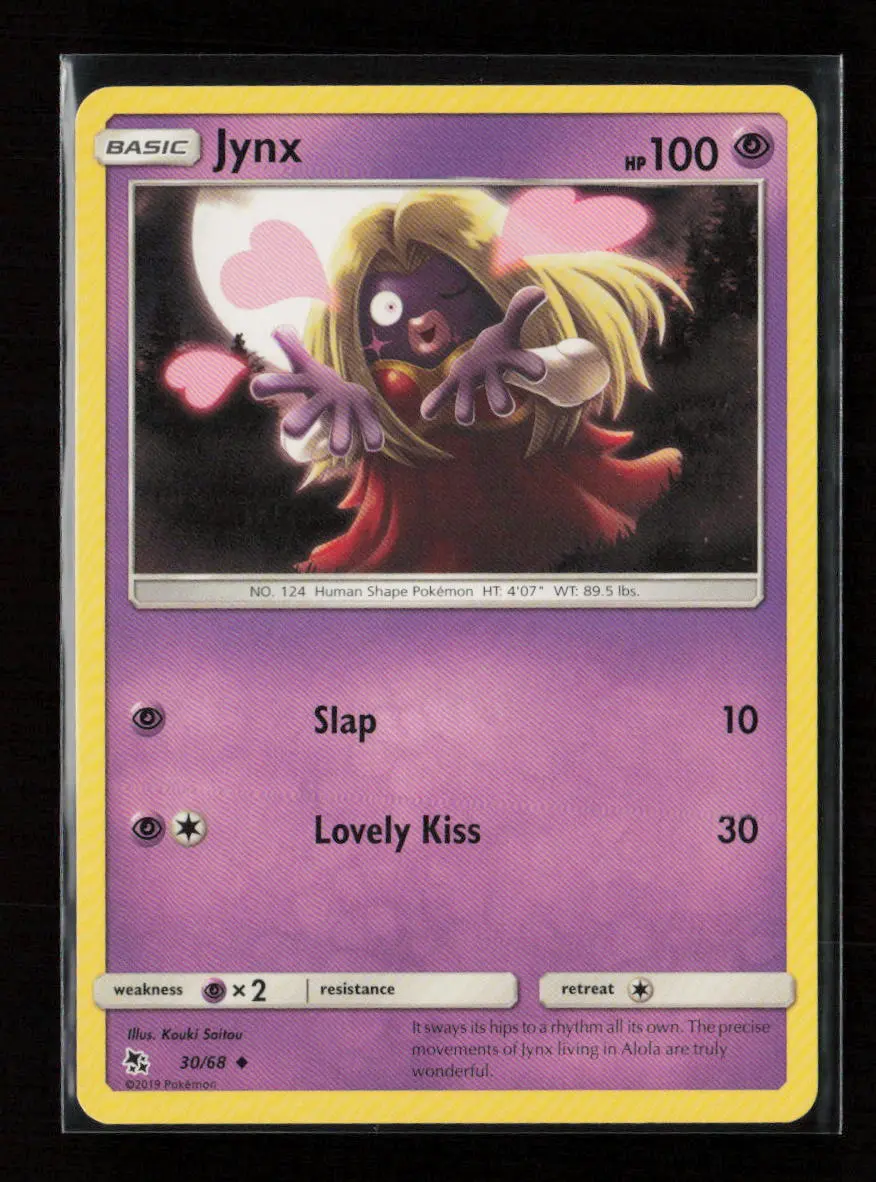 Jynx Uncommon Hidden Fates 30/68 Lp 1