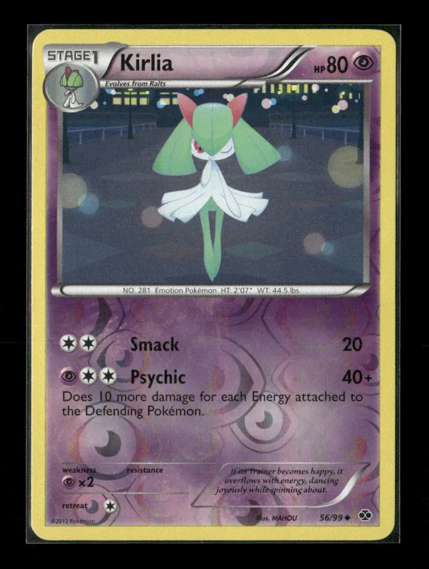 Kirlia Uncommon Next Destinies Reverse Holo 56/99 Nm 1