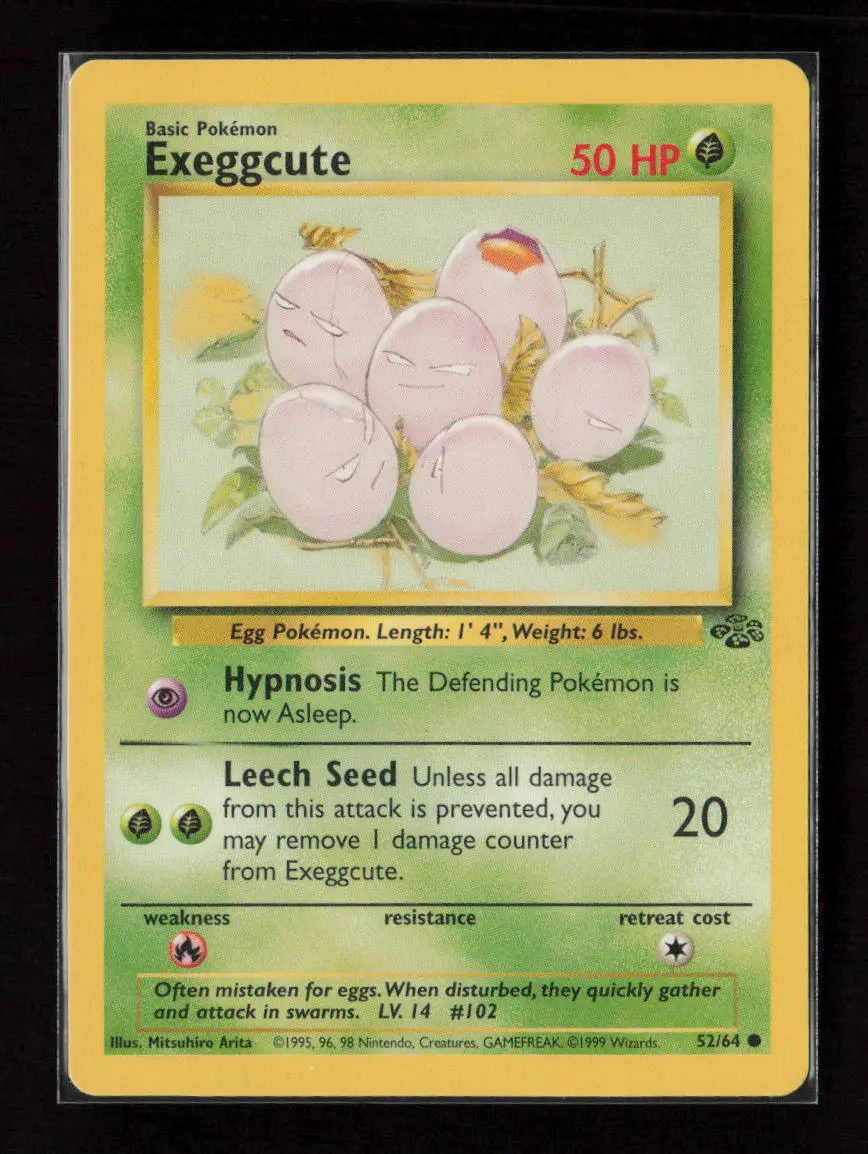 Exeggcute Common Jungle 52/64 Lp 1