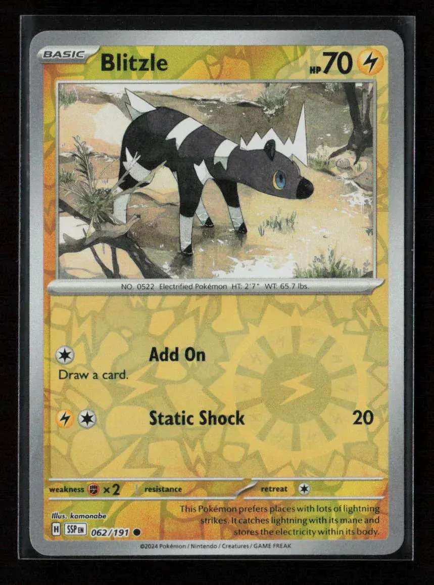 Blitzle Common Sv08: Surging Sparks 062/191 Nm 1