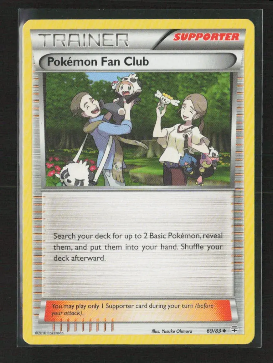 Pokemon Fan Club Uncommon Xy - Fates Collide 107/124 Nm 1