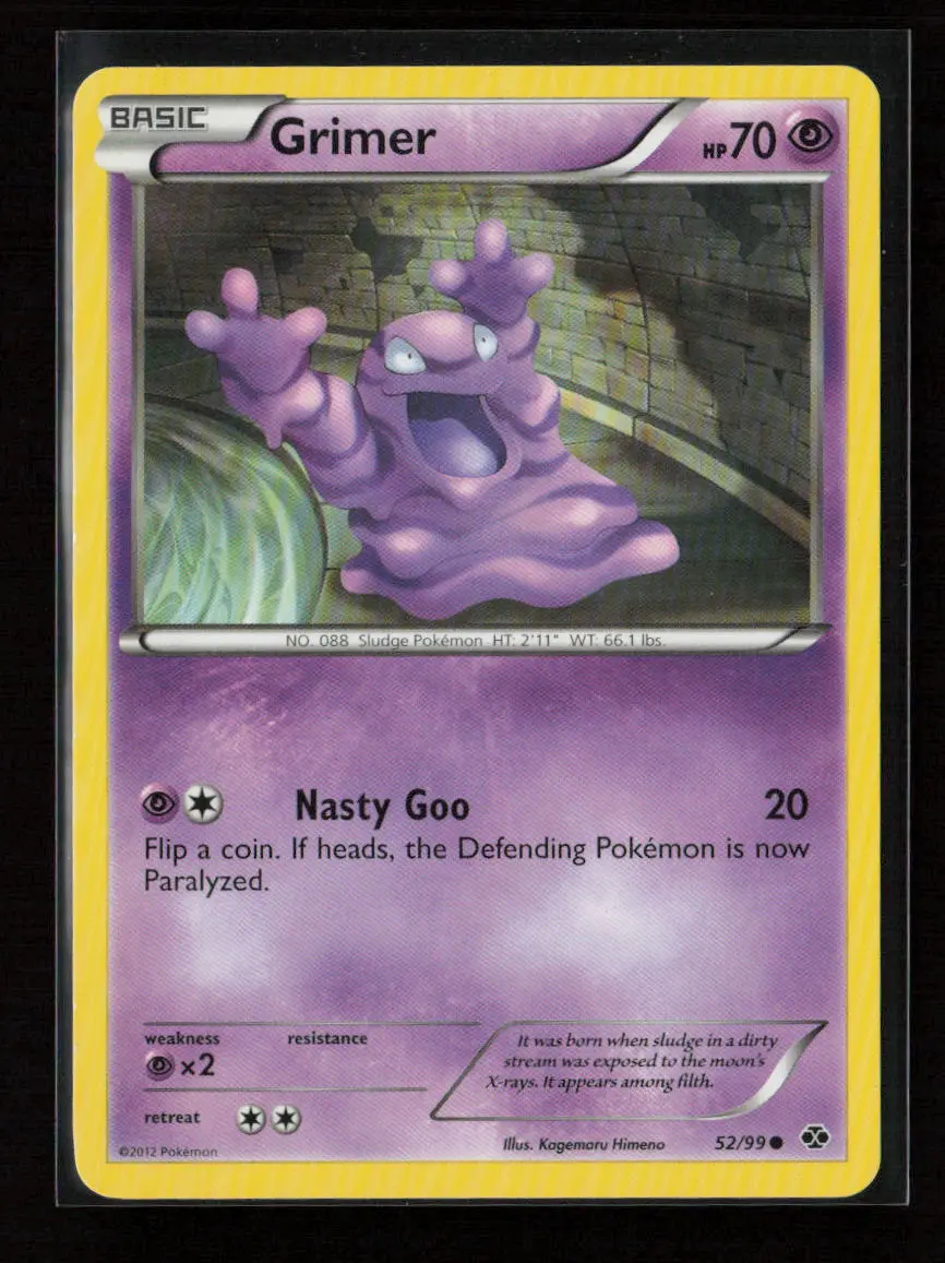 Grimer Common Next Destinies 52/99 Lp 1