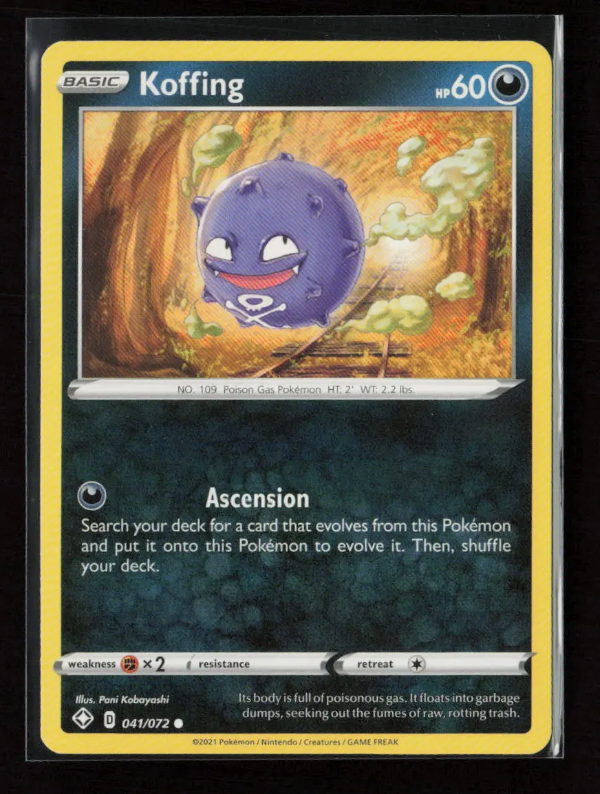 Koffing Common Shining Fates 041/072 Lp 1