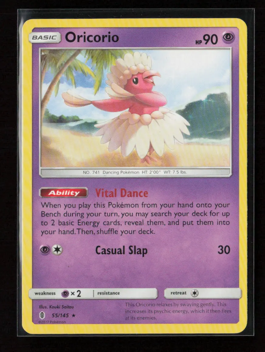 Oricorio (55) Rare Sm - Guardians Rising 55/145 Lp 1