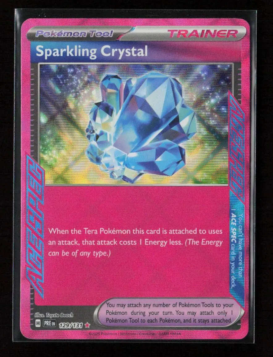 Sparkling Crystal Ace Spec Rare Sv07: Stellar Crown 142/142 Nm 1