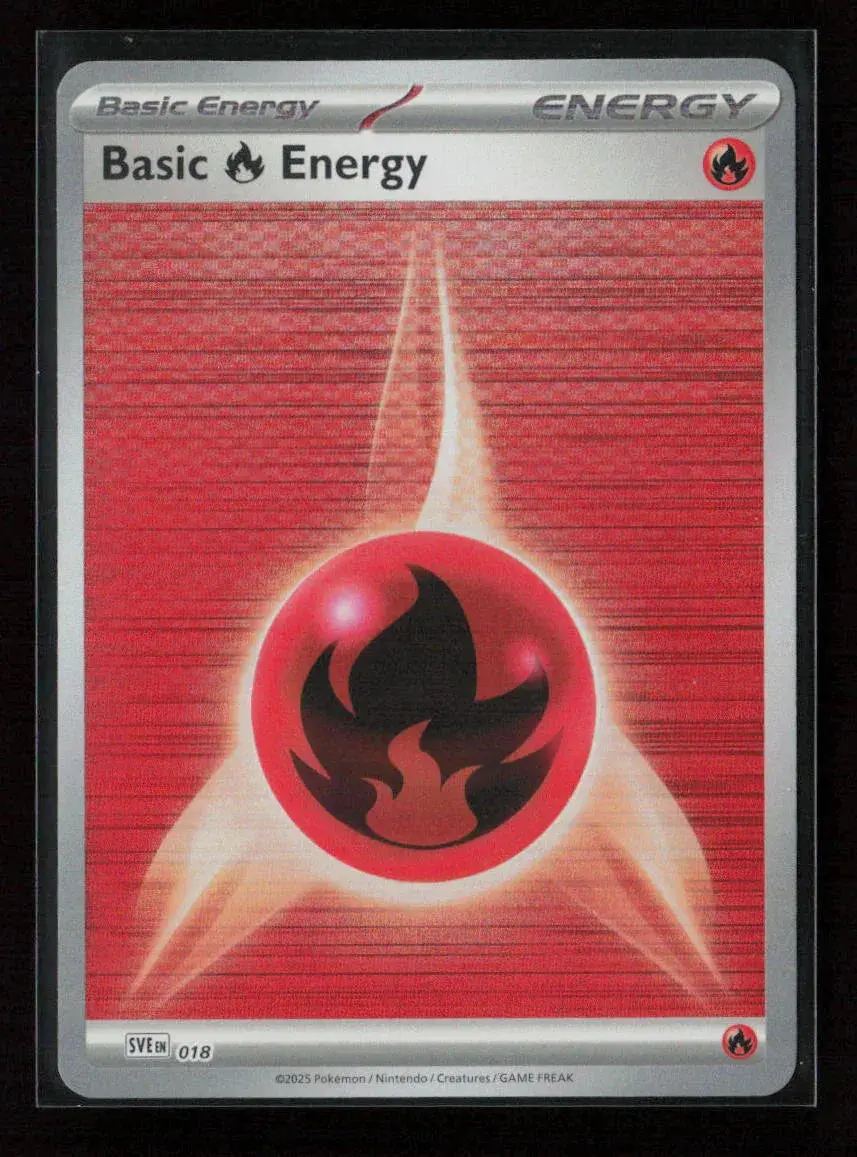 Basic Fire Energy - Common Sve: Scarlet & Violet Energies 018 Nm 1