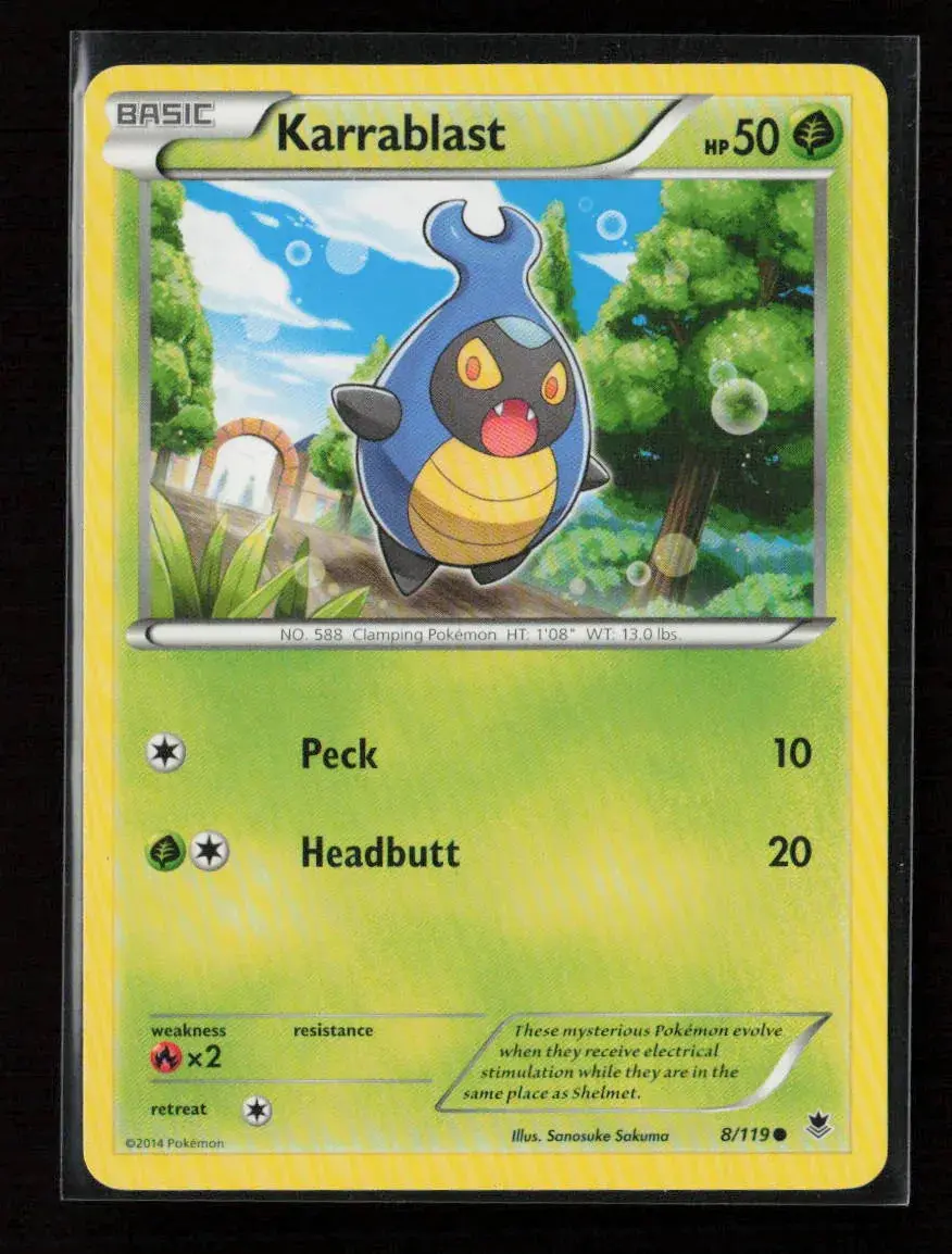 Karrablast Common Xy - Phantom Forces 8/119 Lp 1