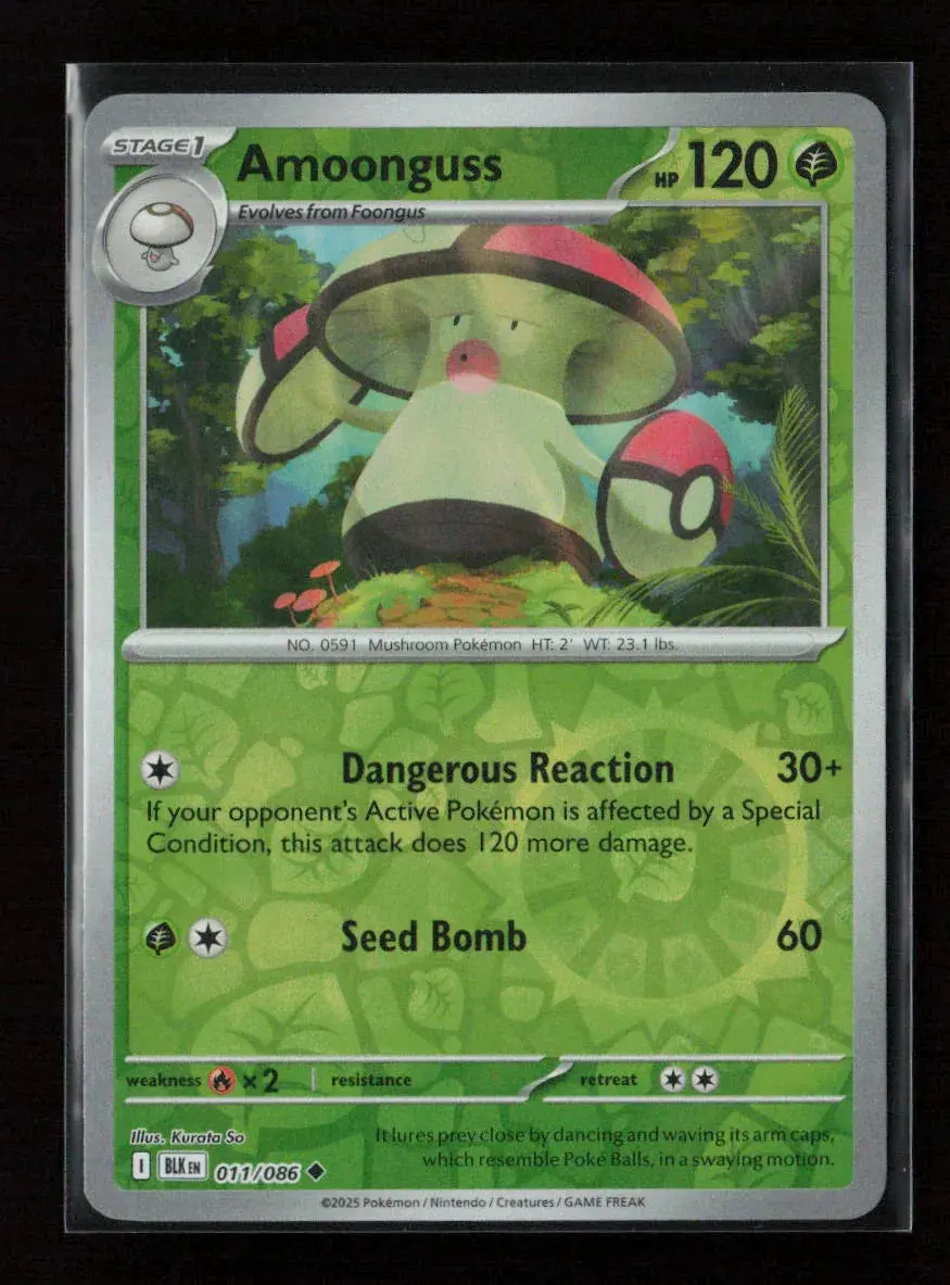 Amoonguss Uncommon Sv: Black Bolt 011/086 Nm 1