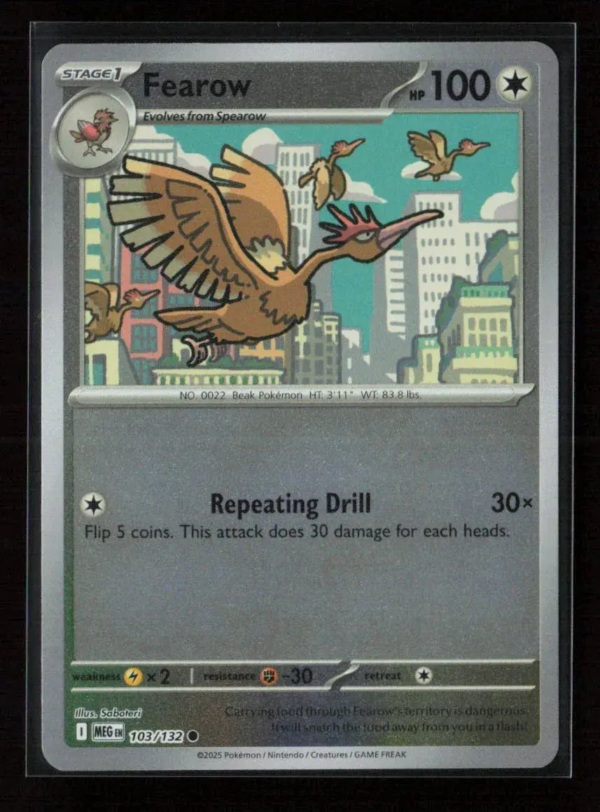 Fearow Common Me01: Mega Evolution 103/132 Nm 1