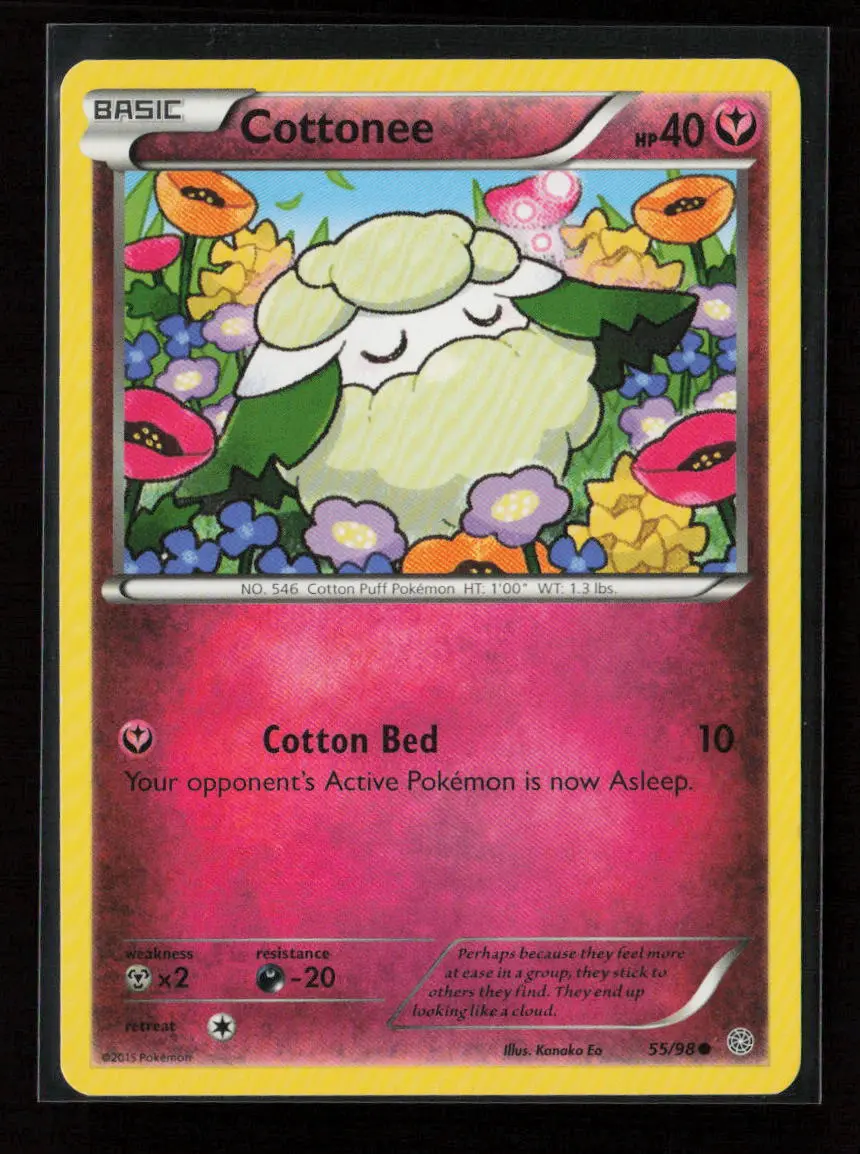 Cottonee Common Xy - Ancient Origins 55/98 Lp 1