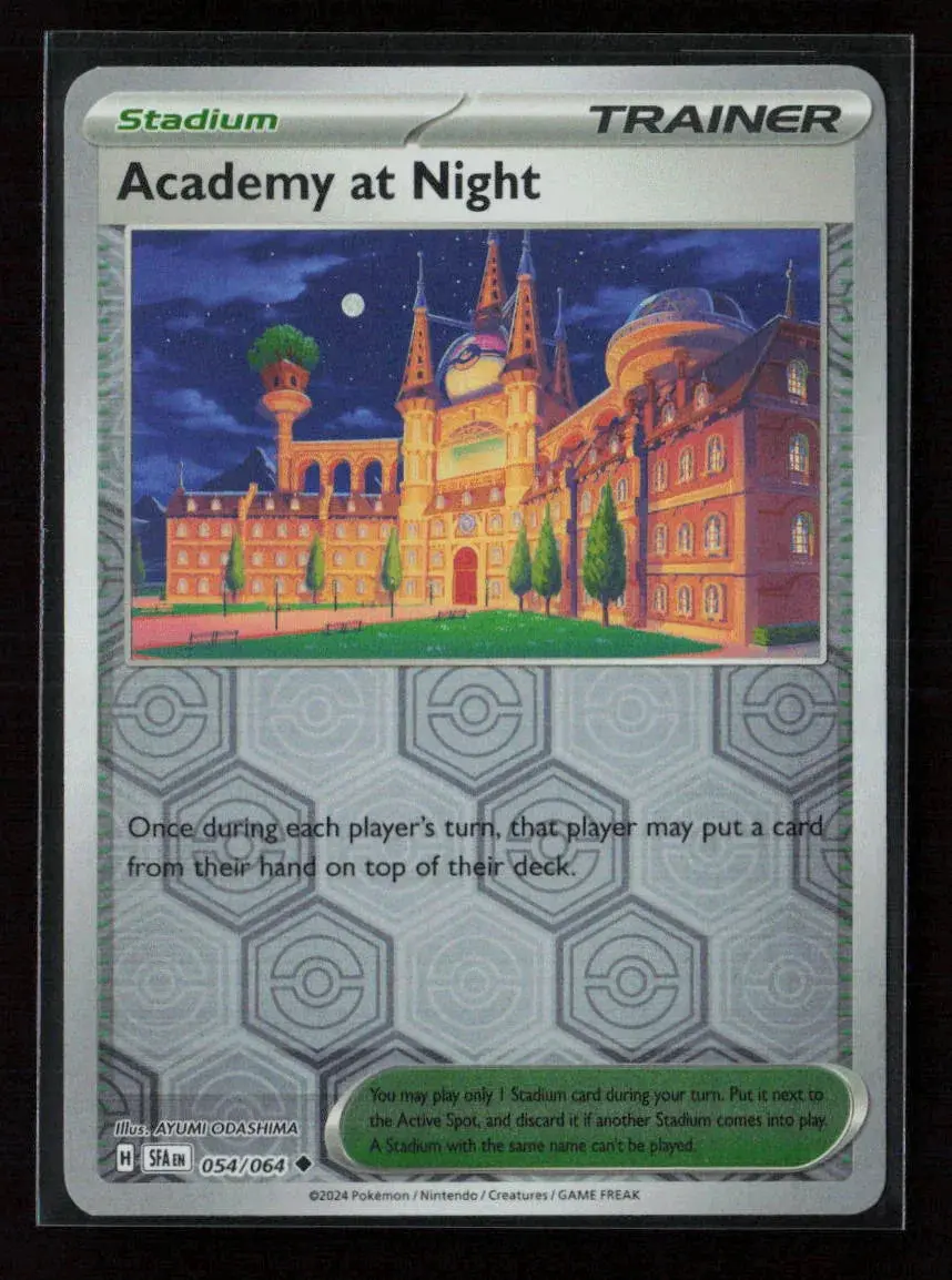 Academy At Night Uncommon Sv: Shrouded Fable 054/064 Nm 1