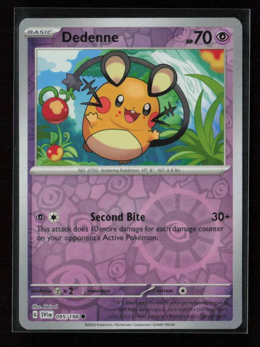 Dedenne - Common Sv01: Scarlet & Violet Base Set 095/198 Nm 1