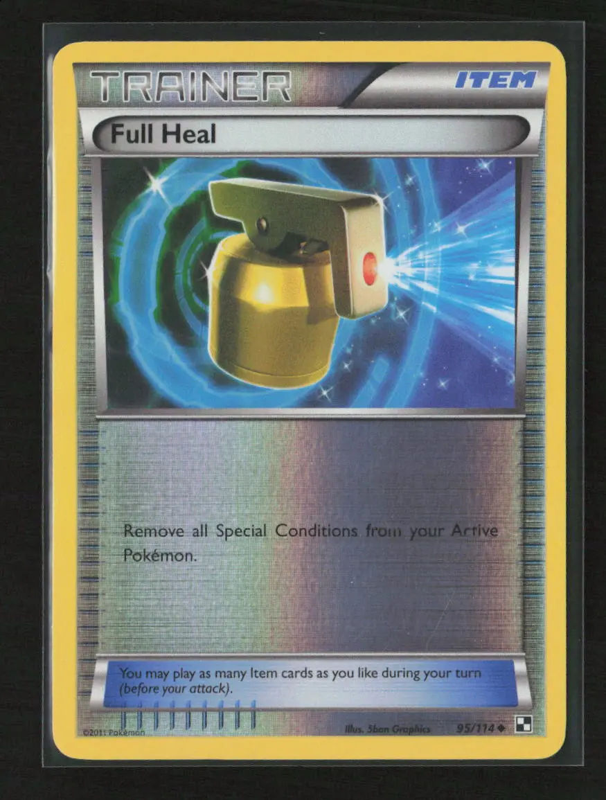 Full Heal Uncommon Black And White 95/114 Nm 1