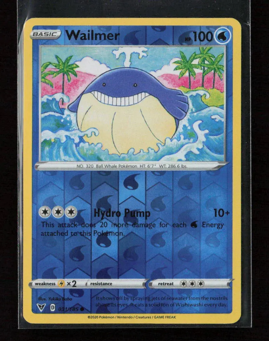 Wailmer Common Swsh04: Vivid Voltage 031/185 Lp 1