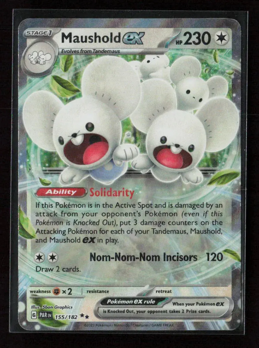 Maushold Ex Double Rare Sv04: Paradox Rift 155/182 Nm 1