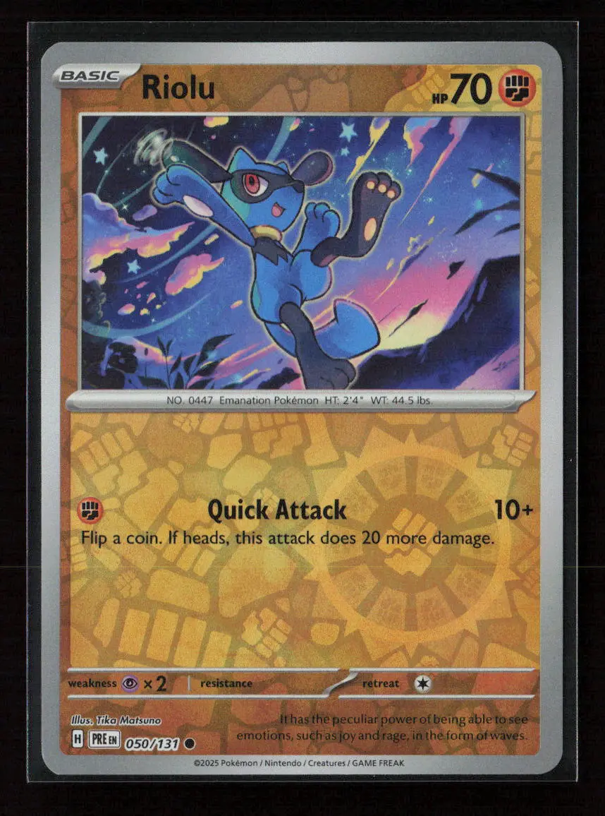 Riolu Common Sv: Prismatic Evolutions 050/131 Nm 1