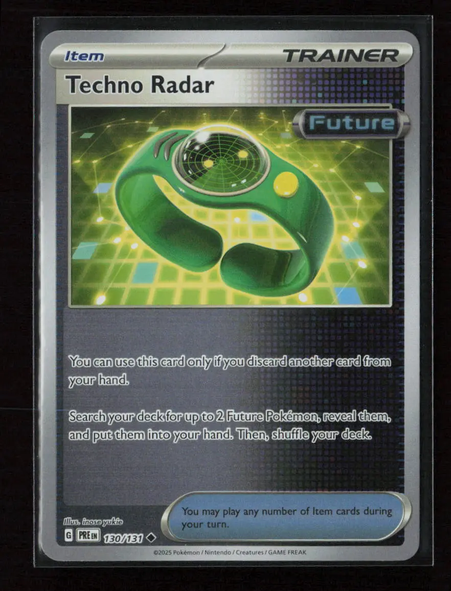 Techno Radar Uncommon Sv: Prismatic Evolutions 130/131 Nm 1