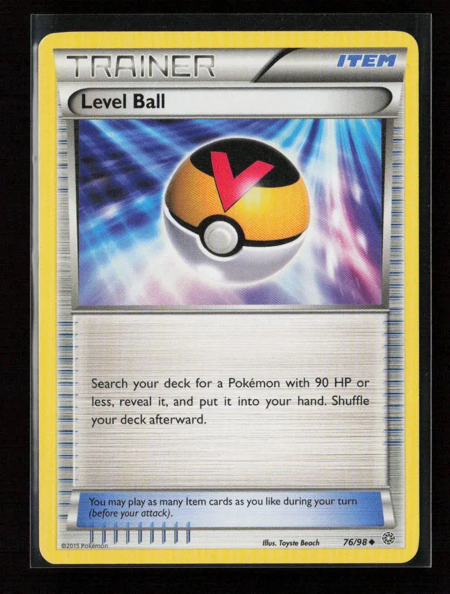 Level Ball Uncommon Xy - Ancient Origins 76/98 Lp 1