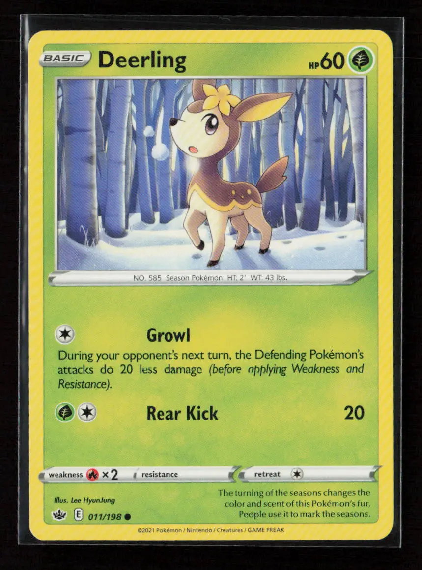 Deerling Common Swsh06: Chilling Reign 011/198 Lp 1