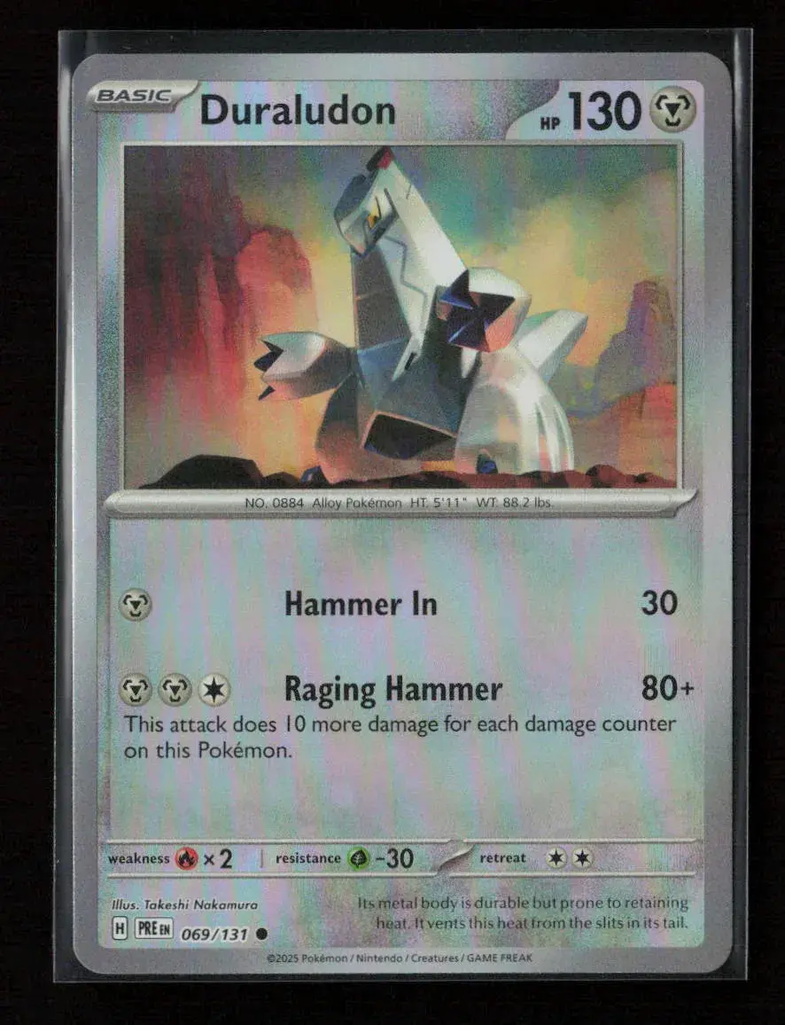 Duraludon (Poke Ball Pattern) Common Sv: Prismatic Evolutions 069/131 Nm 1