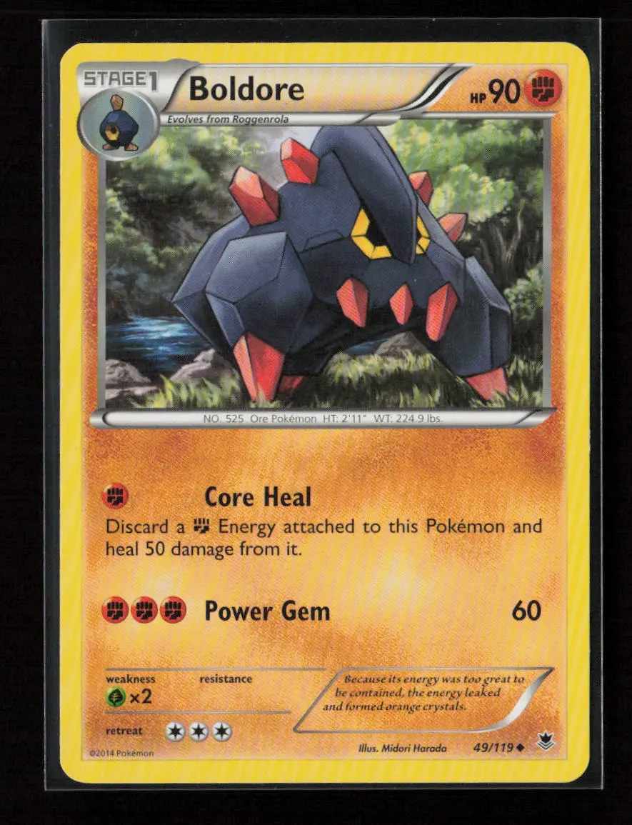 Boldore Uncommon Xy - Phantom Forces 49/119 Lp 1