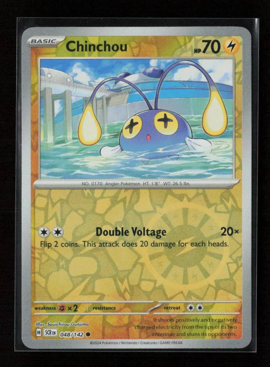 Chinchou Common Sv07: Stellar Crown 048/142 Nm 1