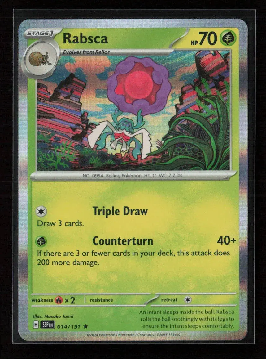 Rabsca Rare Sv08: Surging Sparks 014/191 Nm 1