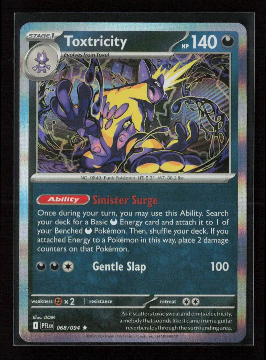 Toxtricity Rare Me02: Phantasmal Flames 068/094 Nm 1