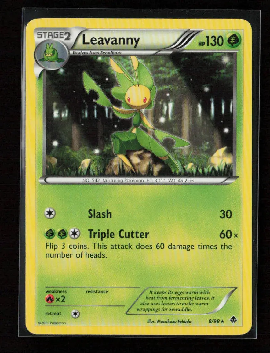 Leavanny (8) Rare Emerging Powers 8/98 Nm 1