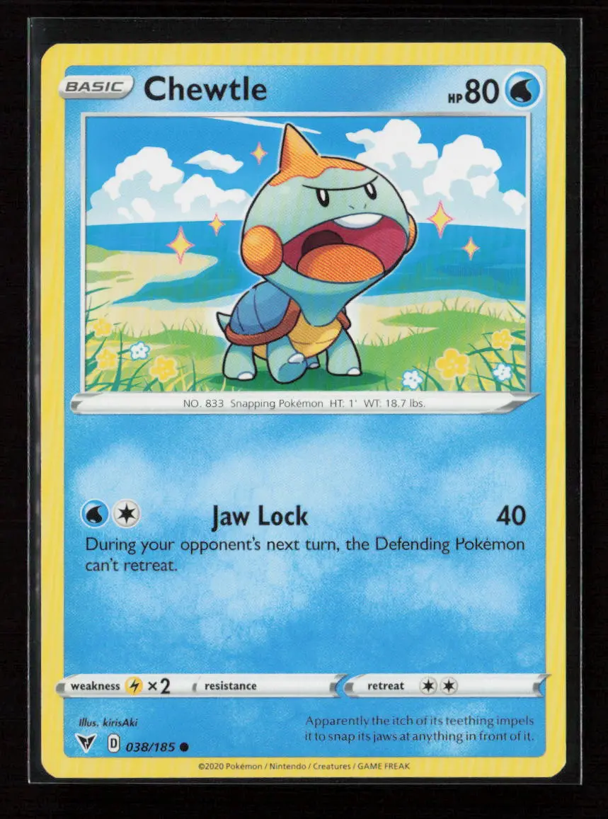 Chewtle Common Swsh04: Vivid Voltage 038/185 Lp 1
