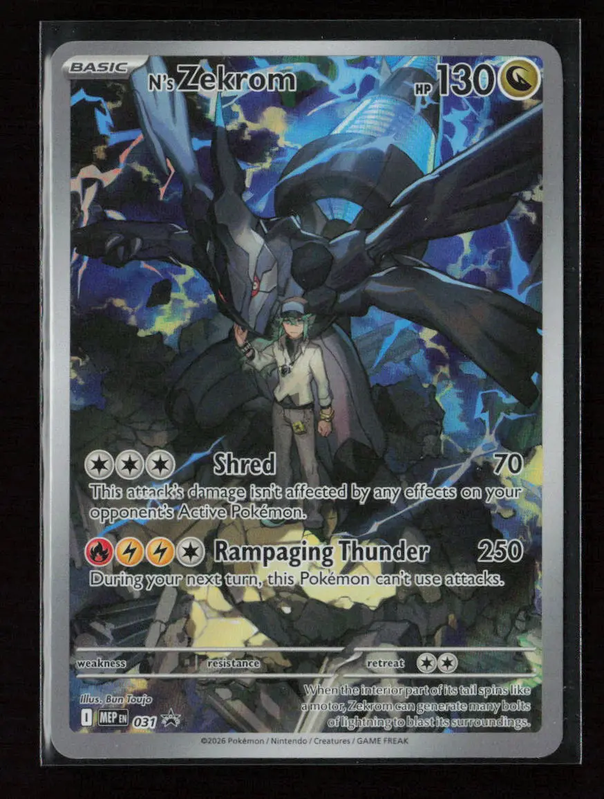 N's Zekrom - Promo Me: Mega Evolution Promo 031 Nm 1