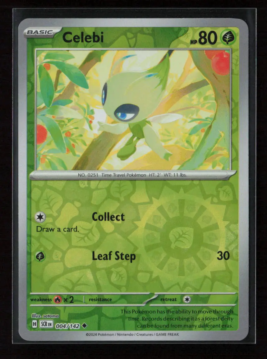 Celebi Uncommon Sv07: Stellar Crown 004/142 Nm 1