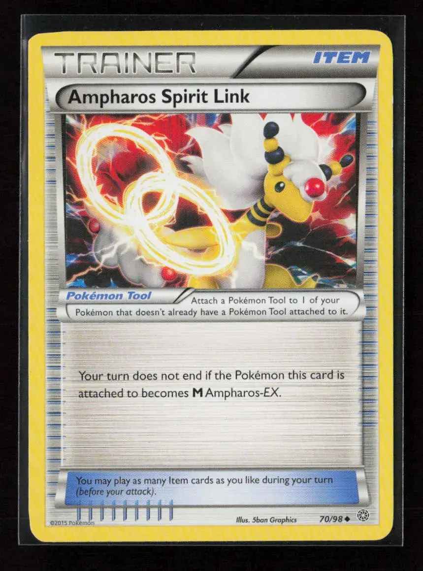 Ampharos Spirit Link Uncommon Xy - Ancient Origins 70/98 Lp 1