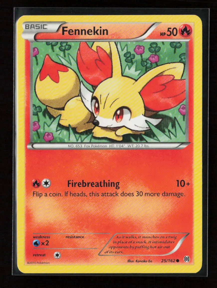 Fennekin Common Xy - Breakthrough 25/162 Lp 1
