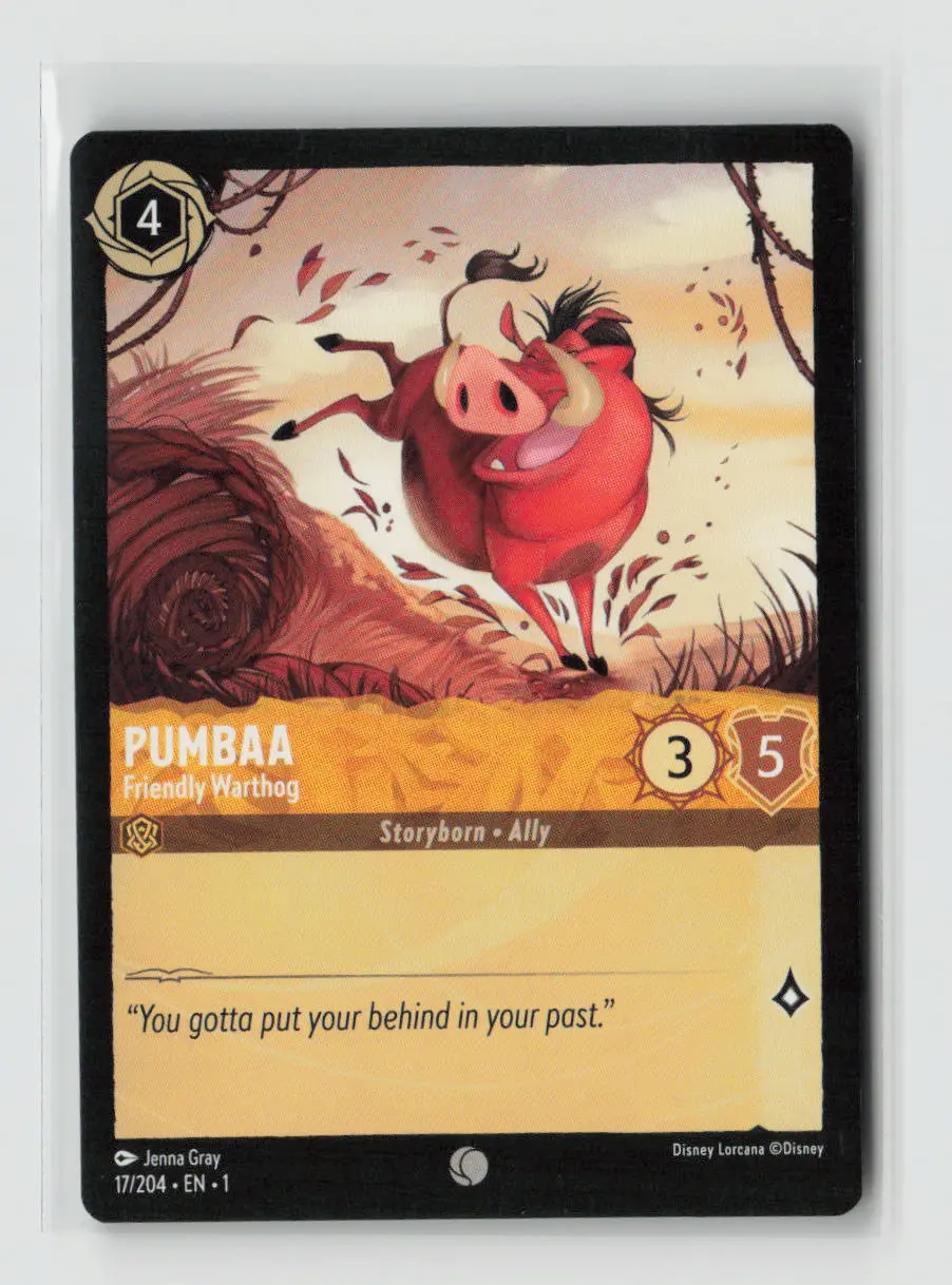 Pumbaa - Friendly Warthog Common The First Chapter 17/204 Nm 1