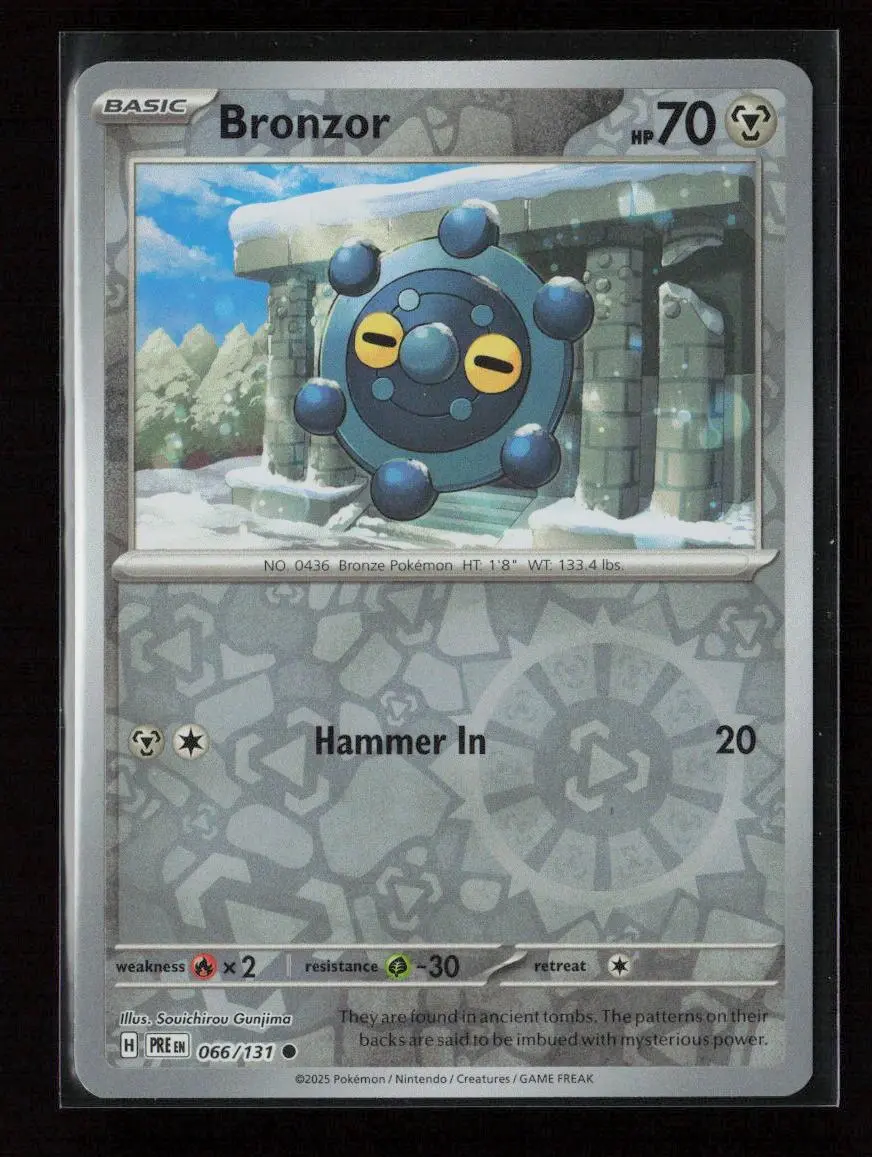 Bronzor Common Sv: Prismatic Evolutions 066/131 Nm 1