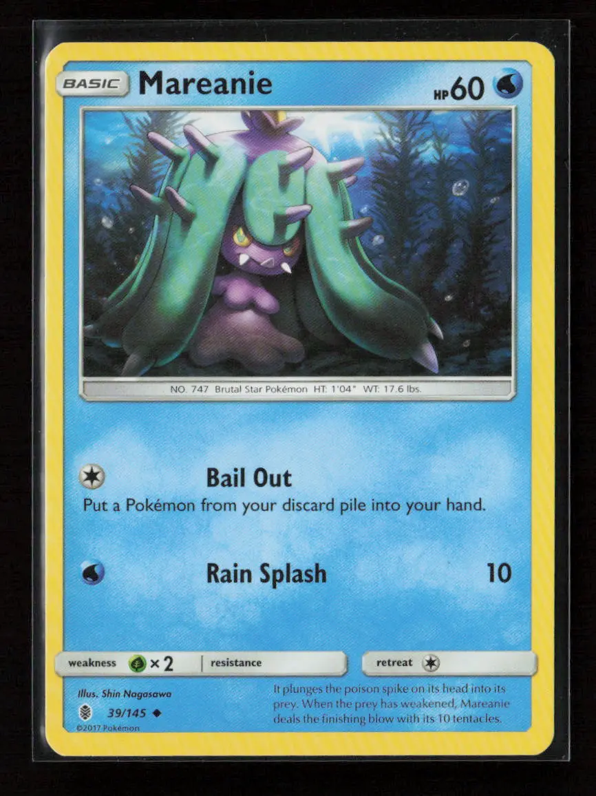 Mareanie Uncommon Sm - Guardians Rising 39/145 Lp 1