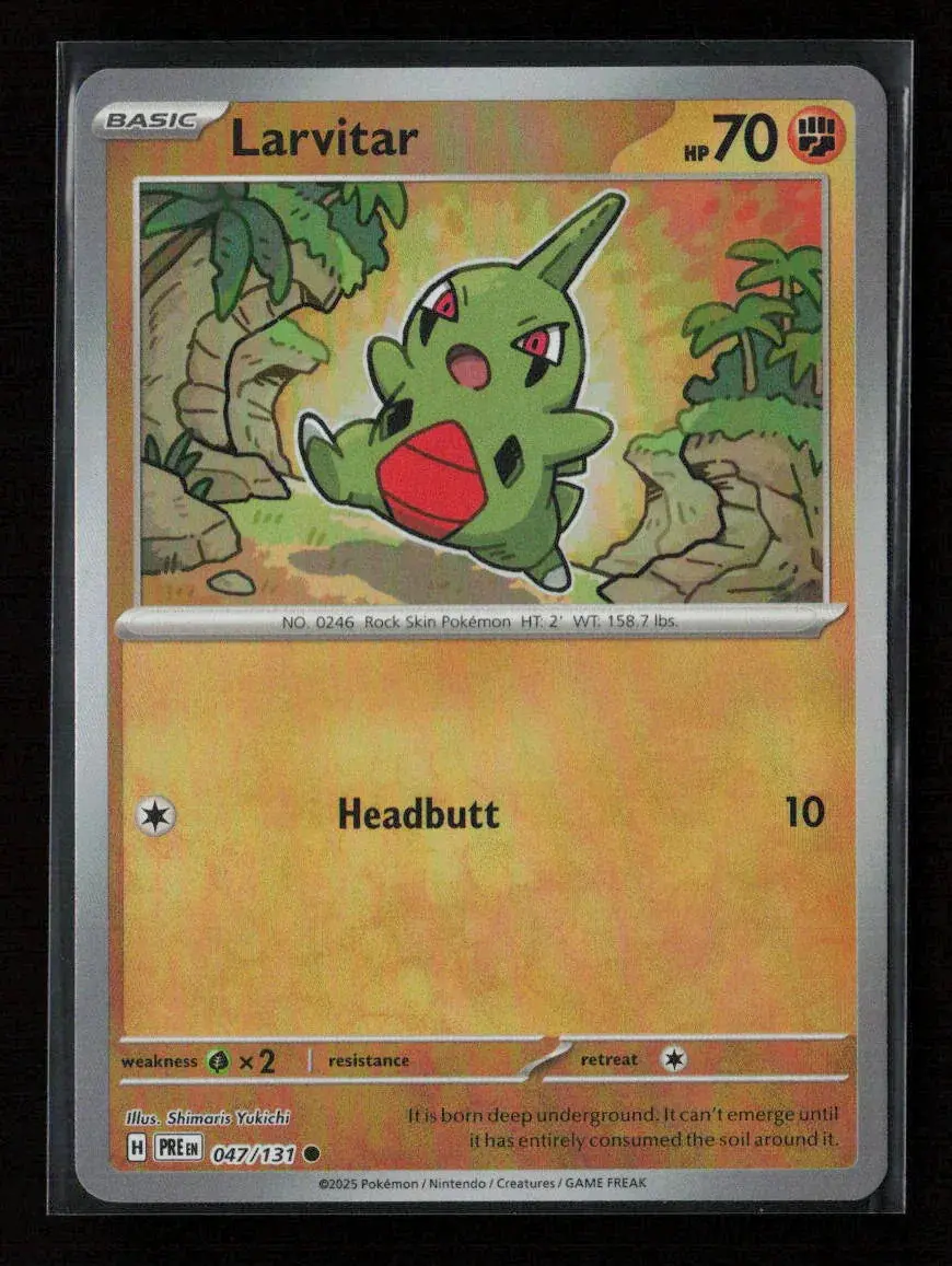 Larvitar (Poke Ball Pattern) Common Sv: Prismatic Evolutions 047/131 Nm 1