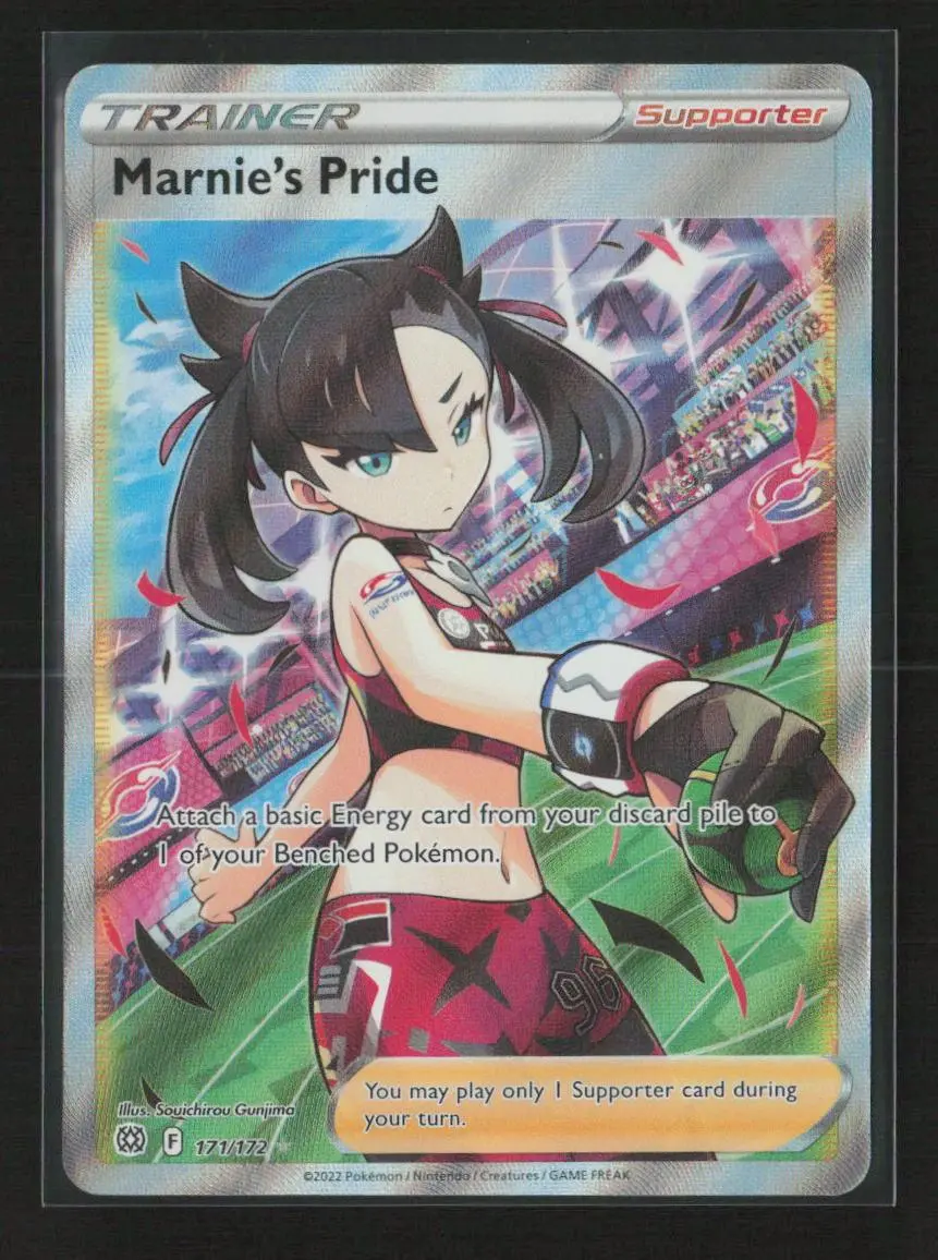 Marnie's Pride (Full Art) Ultra Rare Swsh09: Brilliant Stars 171/172 Nm 1
