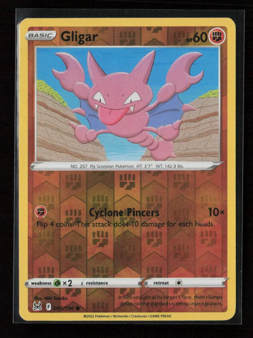 Gligar Common Swsh11: Lost Origin 095/196 Nm 1