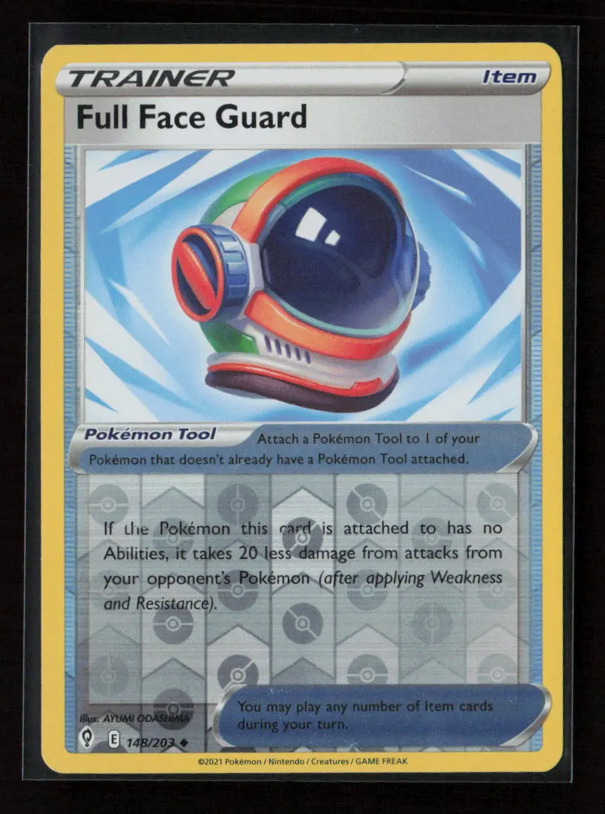 Full Face Guard Uncommon Swsh07: Evolving Skies 148/203 Nm 1