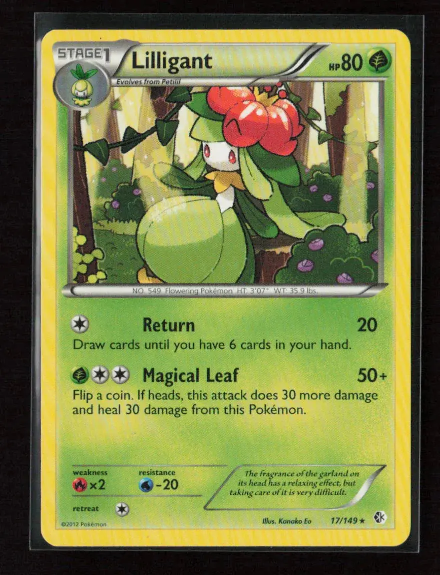 Lilligant Rare Boundaries Crossed 17/149 Lp 1