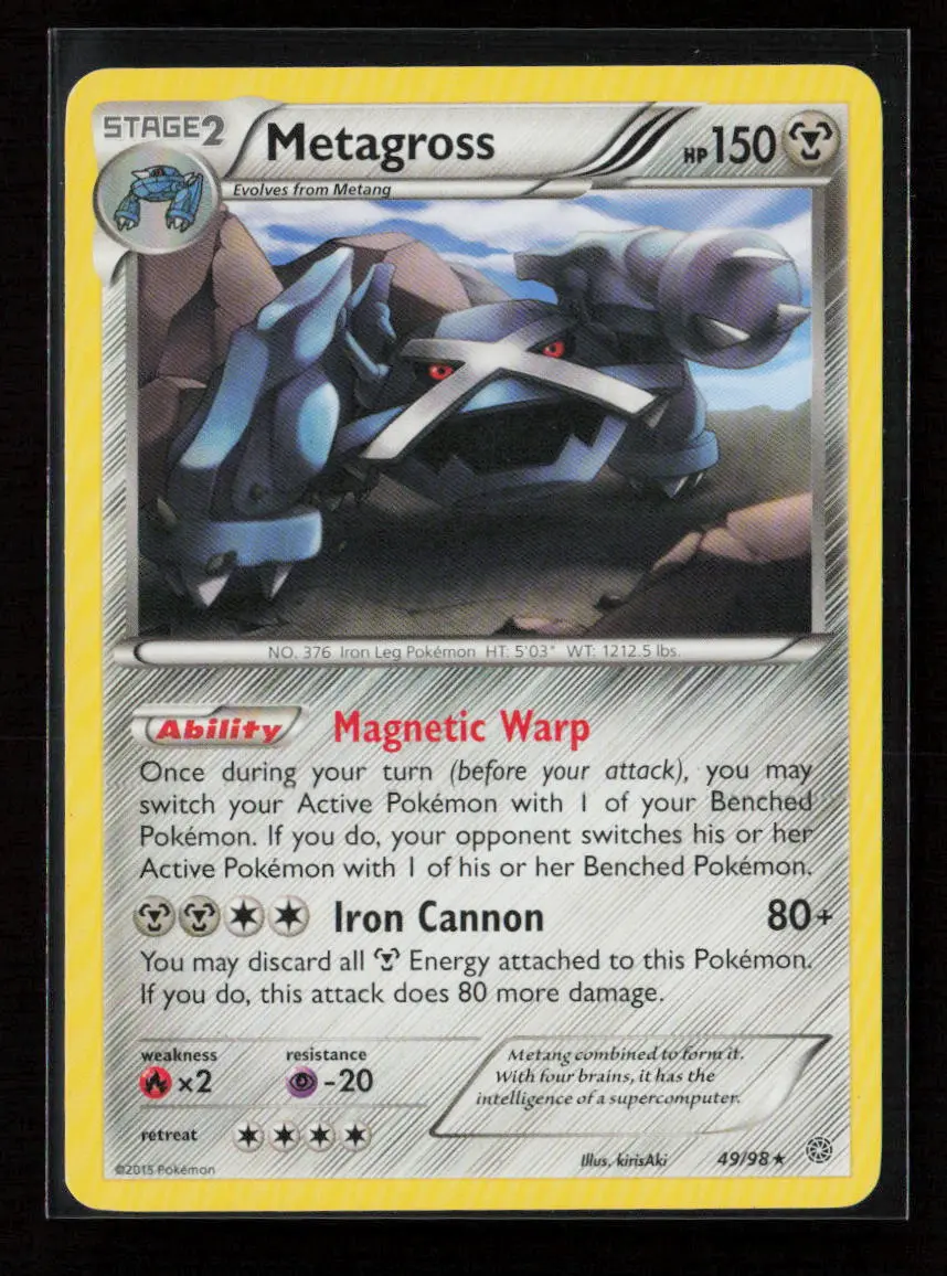 Metagross (49) Rare Xy - Ancient Origins 49/98 Lp 1