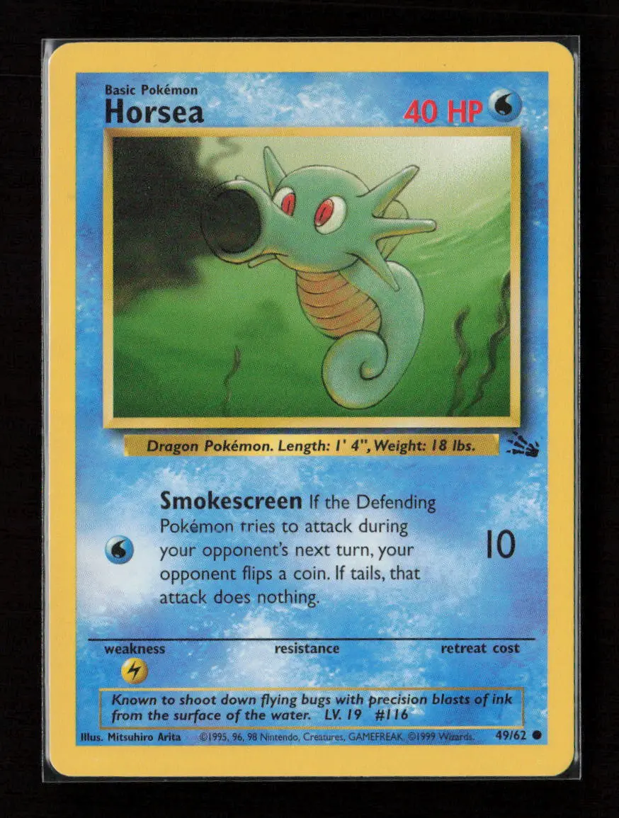 Horsea Common Fossil 49/62 Lp 1
