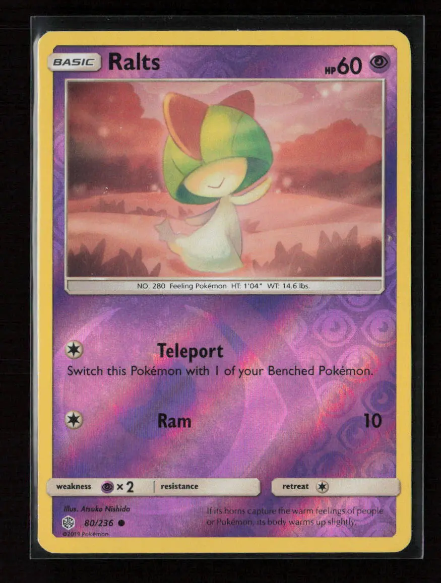 Ralts Common Sm - Cosmic Eclipse 80/236 Nm 1