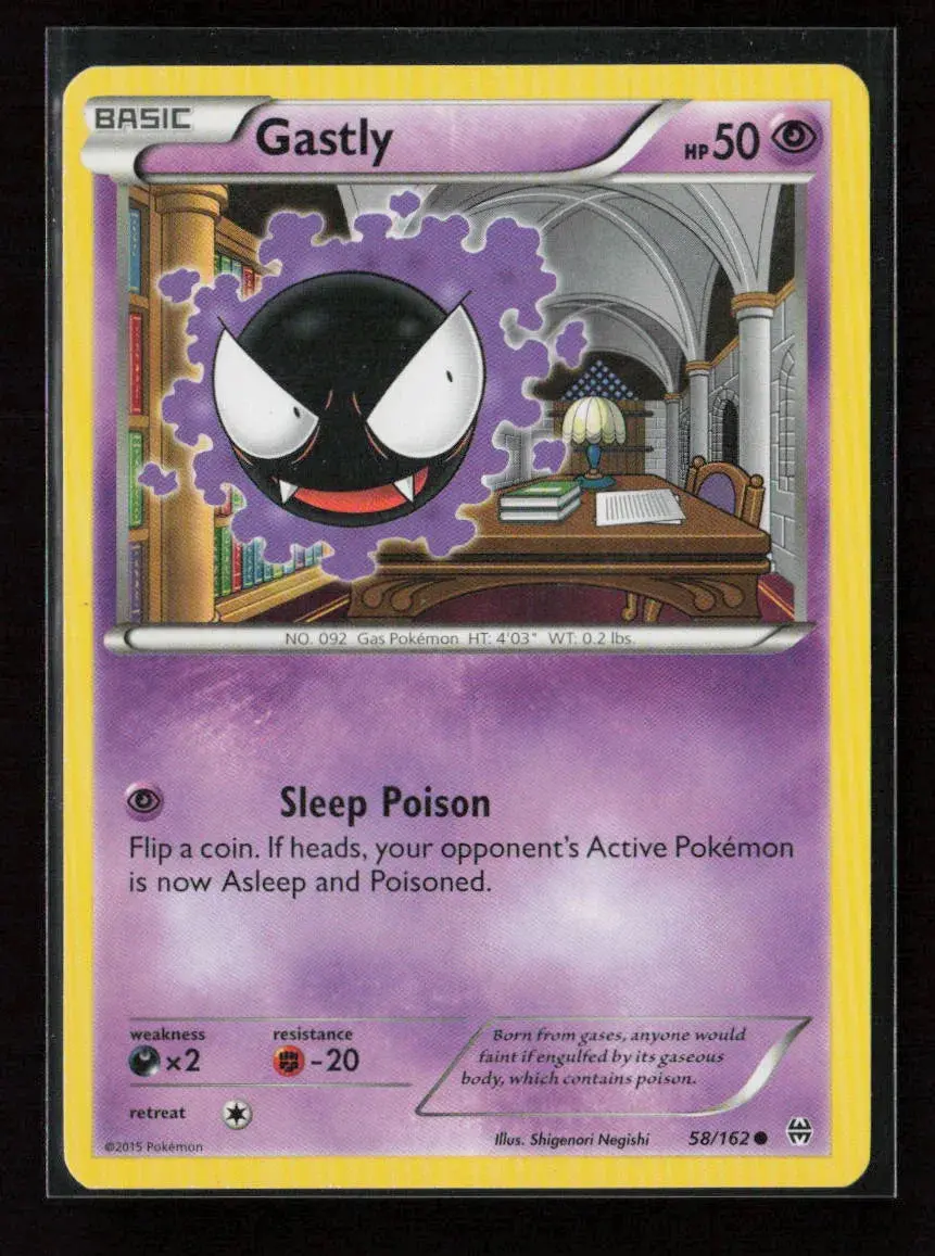 Gastly Common Xy - Breakthrough 58/162 Lp 1